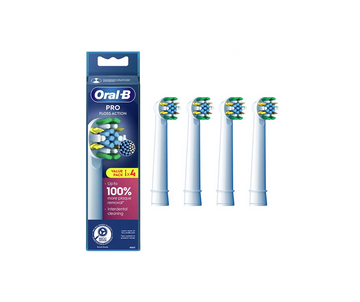 Oral-B Pro Floss Action Replacement Toothbrush Heads - 4 Pack