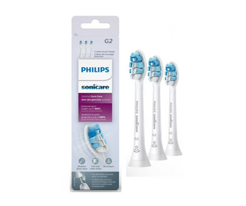 Philips Sonicare G2 Optimal Gum Care Replacement Toothbrush Heads - 3 Pack