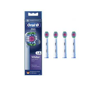 Oral-B Pro 3D White Replacement Toothbrush Heads - 4 Pack
