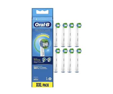 Oral-B Precision Clean Replacement Toothbrush Heads - 8 Pack